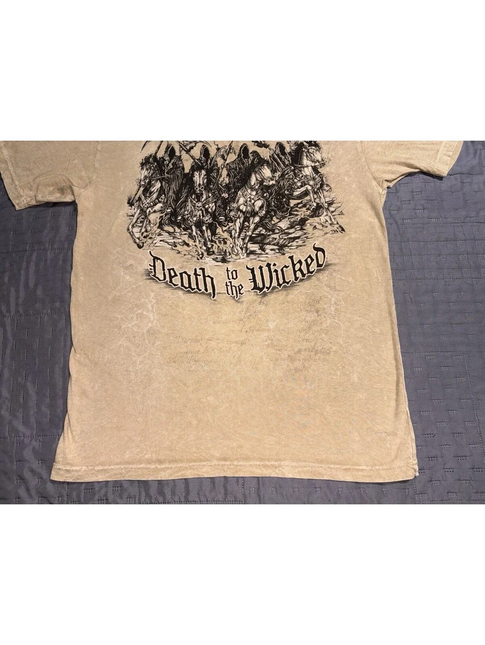 Death To The Wicked AOP Apprime Courage Above All Men’s 1XL Made in USA